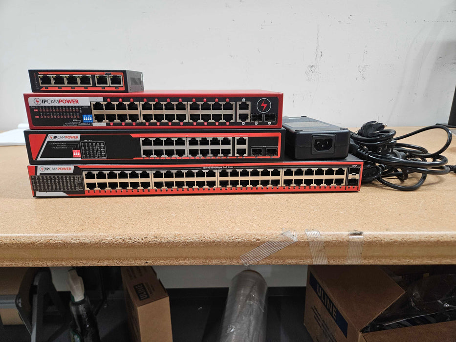IPCamPower Commercial Grade POE Switch Value Pack