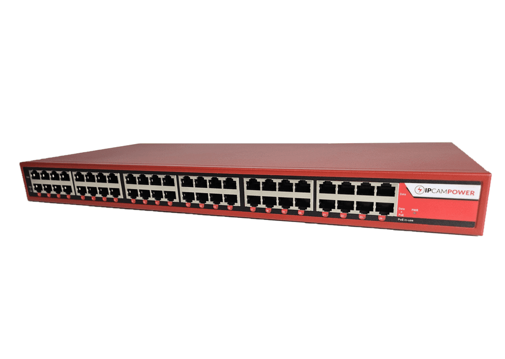 IPCamPower 24 Port 802.3bt POE++ Extreme Power POE Injector Hub, 90 Watts on Each Port, 900 Total Watts Budget, Up to 10G 10/100/1000/10000 Speeds Each Port