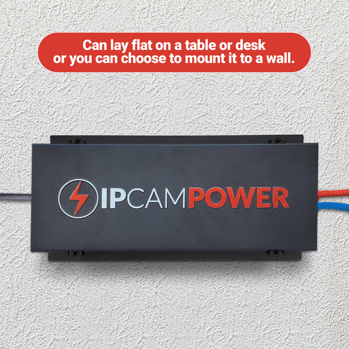 IPCamPower Ultra High Power 802.3bt 90 Watt POE ++ Injector Gigabit 10/100/1000, Rugged Metal Case, Powers IP Cameras, POE Lighting, Access Control