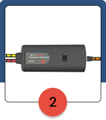 IPCamPower POE Combiner Splitter Adapter, Run 2 IP Cameras on 1 Cable