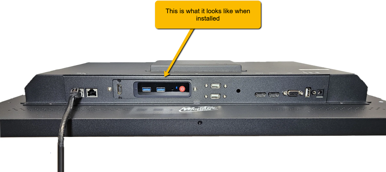 BL-KIT BeeLink Mounting and Trim Kit - Designed to Fit Beelink Mini S Series to the Monitor Masters Monitors