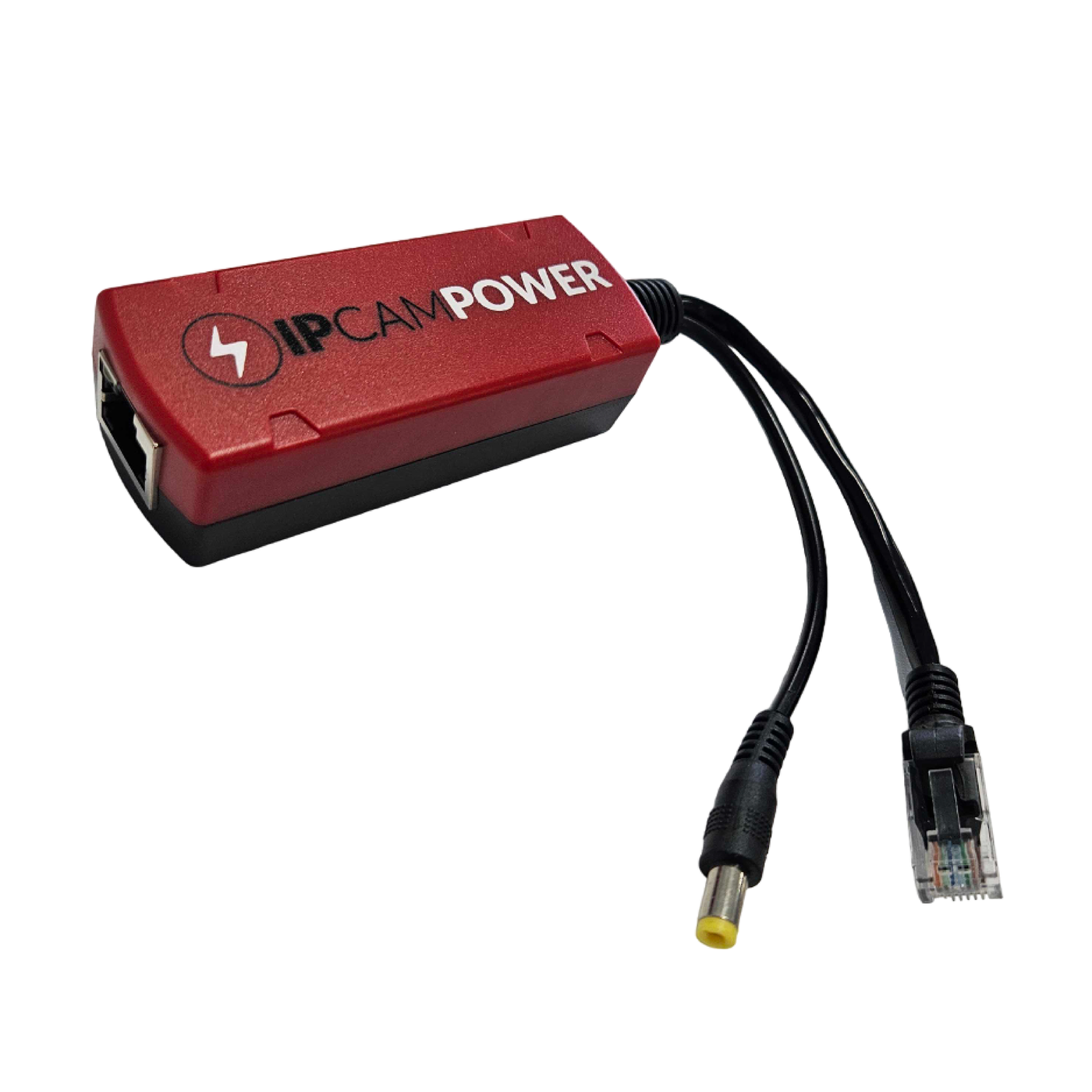 POE to 12V DC Converter w/ POE Pass Through, 802.3af/at, Gigabit POE P ...